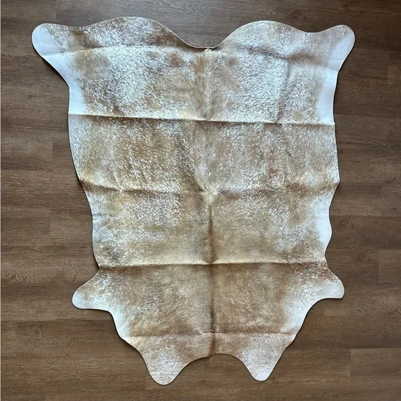 Faux Fur Cow Rug - Picture 2 of 16